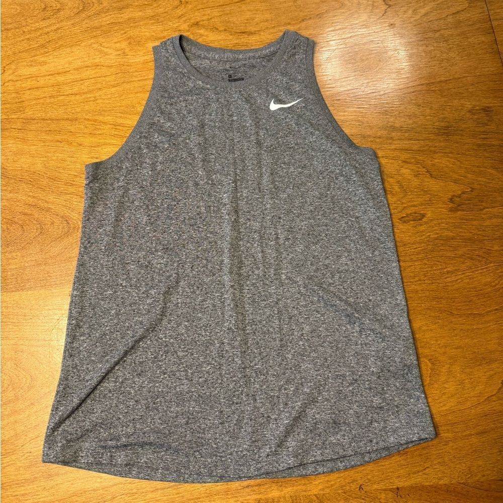 Nike Heather Gray Dri-FIT Muscle Tee